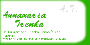 annamaria trenka business card